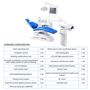 Sillón Eléctrico de Metal Ergonómico y Elegante para Tratamiento de Pacientes en Clínica <span class=keywords><strong>Dental</strong></span> con Turbina para Profesionales Médicos - Product Image 5