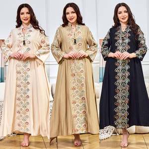 Baju Wanita Timur Tengah, baju wanita payet baru, baju gamis Muslim - Product Image 2