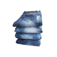 Jean en denim extensible haut de gamme pour homme – Collection Automne-Été – Style Hip-Hop Vintage Lavé – Écologique, Respirant, Confortable et Durable
