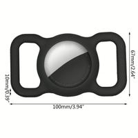Logo personnalisé Couverture GPS Tracker Pet Chien Chat Collier Boucle Silicone Étuis de Protection pour Apple AirTag Tracking Case Holder