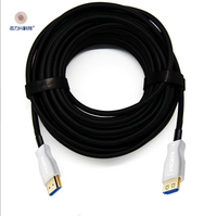 Cable HDMI 2.0 AOC 4K 60Hz 18Gbps, Cable de Fibra Óptica Activo, Chapado en Oro, Aleación de Zinc, para TV, Proyector, Cine en Casa