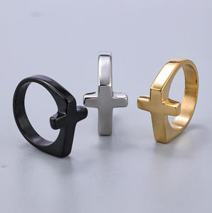 Fashion Jewelry <b>Ring</b> For Women Fine Jewelry <b>Ring</b> Stainless Steel Jewelry <b>Ring</b> Gold Plated Jewelry Engagement <b>Ring</b> <b>Cross</b> Style - Product Image 1