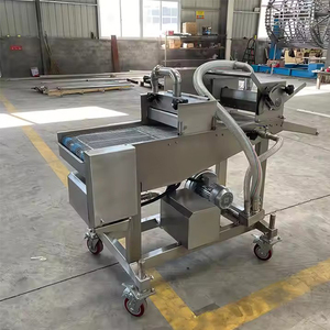 Machine automatique de panure et de panure-friteuse pour poulet frit, machine à paner et à enrober - Product Image 3