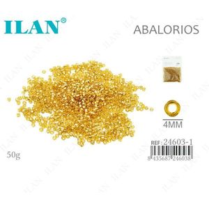 Perline di Riso Dorate Ilan Abalorios 4mm 50g per Creazione di Gioielli - Product Image 3