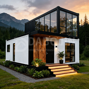 Volledig uitgeruste dubbeldekker prefab tiny house met 2-4 slaapkamers, keuken, badkamer, afneembaar, uitbreidbaar, stalen frame, <span class=keywords><strong>container</strong></span> woonkamer - Product Image 2