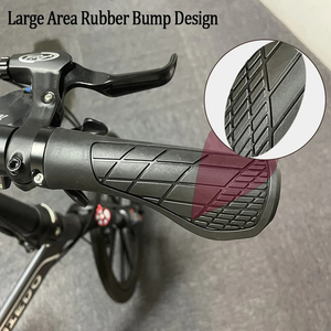 OEM/ODM Mango de bicicleta Cómodo Caucho MTB Empuñadura de bicicleta Ultraligero Amortiguador Empuñaduras de ciclismo Asas impermeables Pieza de bicicleta - Product Image 2
