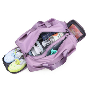 Borsone da viaggio multifunzione personalizzato all'ingrosso <span class=keywords><strong>borsa</strong></span> da palestra sportiva da donna con <span class=keywords><strong>cintura</strong></span> a <span class=keywords><strong>tracolla</strong></span> con scomparto portaoggetti per scarpe - Product Image 5