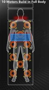Estera de masaje de calor de cuerpo completo más Popular de 2025, tracción <span class=keywords><strong>Lumbar</strong></span> con vibración de amasado profundo para cuello, espalda, cintura, pierna, rótula Popular - Product Image 5