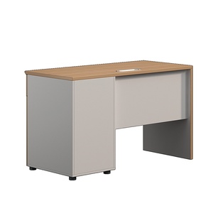 Executive Office <strong>Desk</strong> <strong>Unit</strong> with Bookshelf and File Cabinet Modern Wooden Adjustable Height Wall Mount <strong>Desk</strong> for Managers - Product Image 4