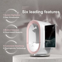 2024 Latest Facial Skin Detector EU/JP Plug Instruments for Face Diagnosis Analysis Blackheads Detection Other Skin Concerns