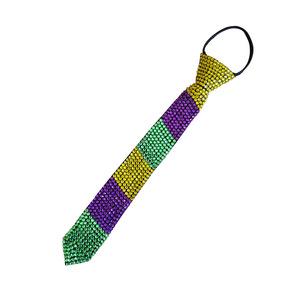 สร้อยคอผูกโบว์ประดับมุกและคริสตัลสีดำสำหรับผู้หญิง ใช้กับเสื้อเชิ้ต ไม่ต้องรีด ใช้งานง่าย รุ่น LD001 ขายส่ง - Product Image 6