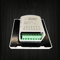 Termostato Digital Táctil Faluokan, Temporizador Multi-idioma, ABS Ignífugo, Memoria de Energía, Control Remoto, Temperatura Ambiente