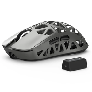 Mouse da Gaming ATTACK SHARK R2 in Lega di Magnesio PAW3950, Ultraleggero 45g, Wireless 2.4Ghz, Frequenza di Aggiornamento 8000Hz, Ergonomico - Product Image 2