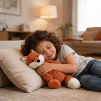 Peluches Jelly Cat Fox, jouets en peluche, chaton renard timide, peluches mignonnes, animaux de la forêt, jouets en peluche doux, poupées en peluche pour cadeau d'anniversaire
