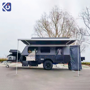 Camper Van Híbrido CAMPTRL con Laterales Rígidos, Camas Desplegables de Lona, Ligero y Fácil de Remolcar para Uso de Fin de Semana - Product Image 6