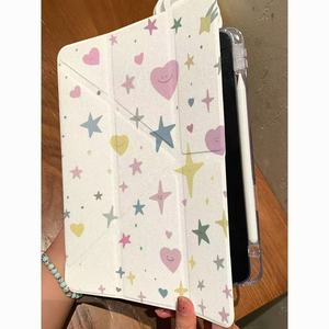 Cute Cartoon Y Fold Tablet Protective Case Shockproof <b>Cover</b> For iPad Air1 2 4 5 11 Inch M3 A16 10th Gen - Product Image 3