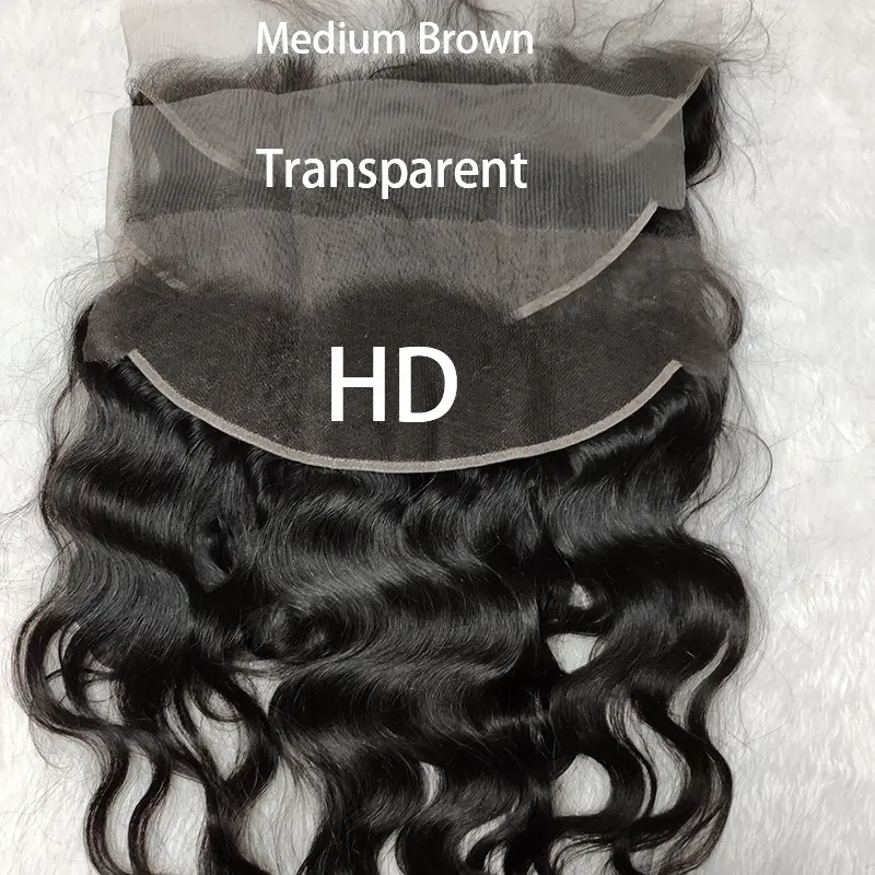 HD Lace Frontal Closure Swiss Lace Frontal Vendor Film Transparent Wholesale 4x4 5x5 13x4 13x6 Customized Hot Hair Style Time