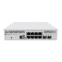 Routeur/Gateway Gigabit MikroTik ROS Layer 3 géré 2.5G RouterOS v7 neuf, modèle MikroTik CRS310-8G+2S+IN