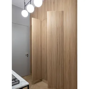 CASEN漂亮的木质现代设计美国红橡木贴面平齐木质室内隐藏隐形门
