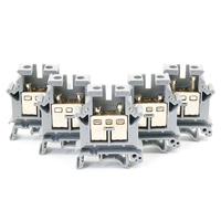 Bloc de jonction à vis pour rail DIN, robuste, pour courant élevé, contrôle industriel électrique, UK16 12-4AWG 4-16mm