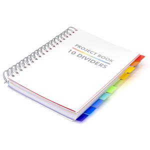 A5 Custom Spiral Planner <b>Journal</b> School Office Use Waterproof Paper Cover High Quality Subject Notebook Dividers Custom Logo - Product Image 1