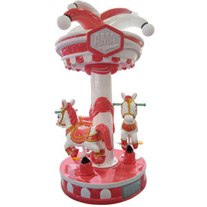 Parc d'attraction pour enfants Carrousel Aire de jeux Animation de luxe Carrousel 6 places 3 personnes Carrousel Machine de jeu à pièces - Product Image 3