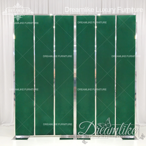 Décorations murales <span class=keywords><strong>de</strong></span> luxe en velours argenté pour événements, panneaux <span class=keywords><strong>de</strong></span> fond <span class=keywords><strong>de</strong></span> scène pour mariages, <span class=keywords><strong>location</strong></span> pour fêtes intérieures/extérieures - Product Image 4