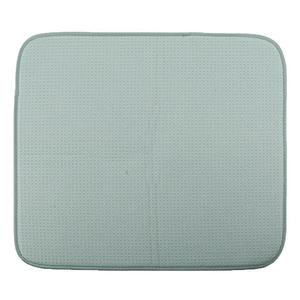 Tapis de séchage de vaisselle en microfibre Égouttoir de cuisine vert Napperon de table pour évier - Product Image 5