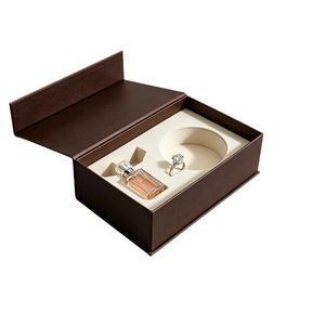 High-End Magnetic Closure Perfume Packaging <b>Box</b> Matte Black Rigid <b>Gift</b> <b>Box</b> for 30ml/50ml/100ml Fragrance - Product Image 1