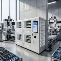 Armadio Intelligente per Gestione Utensili CNC, Stoccaggio Intelligente per Officina, per Consumabili di Alto Valore, con Sistema di Tracciamento Inventario e Accesso Automatico