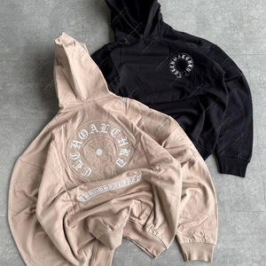Custom Winter Heavyweight 100% Cotton Waterproof Windproof Embroidered <b>Oversized</b> Print Baggy <b>Hoodie</b> Sweatpants Set <b>Men</b> Tracksuit - Product Image 4