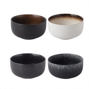 Bol à ramen, riz et salade en céramique polie, style japonais, émaillé coloré, 4,5 pouces, passe au lave-vaisselle, pour restaurant et maison - Product Image 3