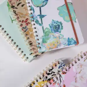 New Launches Binder Spiral Libretas Agenda Cahiers Diary Journal Notebook Custom Cuaderno Weekly Planner