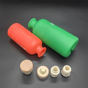 Botella de Vidrio para Bebidas en Negro Mate, Rojo o Color Personalizado, Botella Vacía para Vodka, <span class=keywords><strong>Ginebra</strong></span>, Aceite de Oliva con Corcho - Product Image 6