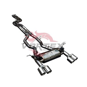 Échappement arrière Vortex en acier inoxydable X-Pipe Valvetronic compatible avec BMW F80 F82 M3 M4 3.0T, années 2014 à 2018, tuyau de tuning - Product Image 3