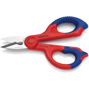Knipex 95 05 155 SB กรรไกรของไฟฟ้าที่มีหลายองค์ประกอบที่จับใยแก้วเสริมพลาสติก155มม. (บัตรบริการตนเอง /bl - Product Image 2