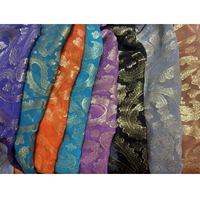 Dirac somali tissu Lurex mousseline de soie pour robes de mariée Farasawi ensemble comprend somali Dirac mousseline de soie
