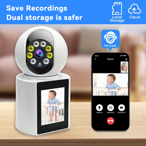 Cámara interior 2MP, cámaras inteligentes PTZ para seguridad en el hogar con detección de movimiento Mini monitor de bebé con aplicación de teléfono, cámara WiFi para mascotas de 2,4G - Product Image 4