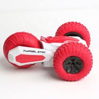Coche de Juguete de Acrobacias Giratorio de Tres Ruedas 2.4G con Programación, Coche Infantil de Alta Velocidad con Rotación