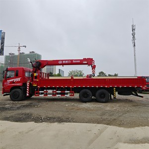 รถเครนติดตั้งบนรถบรรทุกไฮดรอลิกคุณภาพสูง Dongfeng 10 ล้อ แบบแขนยาว สำหรับโครงการโครงสร้างพื้นฐาน - Product Image 5