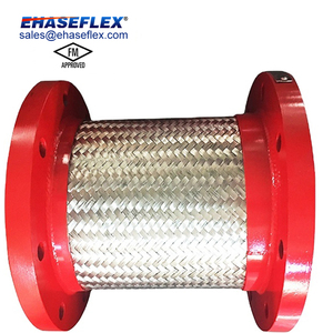 FM thép không gỉ bện Ống mặt bích kết nối kim loại linh hoạt nối ống phù hợp - Product Image 3