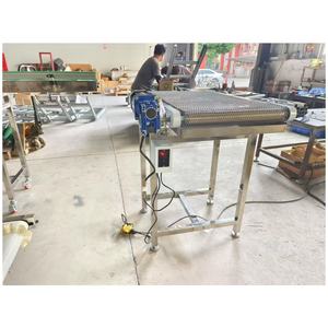 Pişirme işleme için paslanmaz çelik <span class=keywords><strong>Mini</strong></span> bant konveyör gıda sınıfı tel örgü kemer - Product Image 4