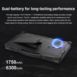 Alta calidad 15,6 pulgadas IP65 <span class=keywords><strong>I5</strong></span> I7 Industrial resistente portátil pantalla táctil nuevo procesador Intel 256GB luz solar legible - Product Image 5