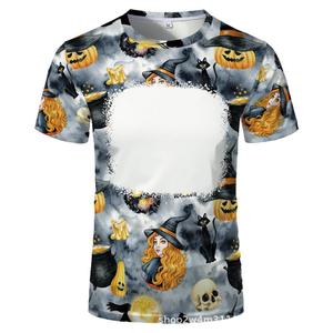 Nova Camiseta Masculina de Manga Curta Solta para Feriados, com Bordado e Estampa por Sublimação, em Poliéster/Algodão, de Secagem Rápida - Product Image 3