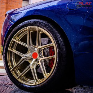 Jantes forgées monobloc personnalisées de 19, 20 et 21 pouces en or champagne, design Y-Spoke P101-<span class=keywords><strong>SC</strong></span> pour BMW M3 M4 <span class=keywords><strong>Porsche</strong></span> <span class=keywords><strong>911</strong></span> Sport Car - Product Image 4