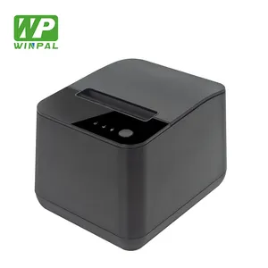 Winpal Printer tanda terima termal, WP80K 260mm/S 80mm mendukung kode QR Pdf417 POS termal Printer tiket