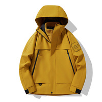 Veste coupe-vent imperméable respirante 3-en-1 pour femmes avec doublure polaire amovible pour toutes les saisons