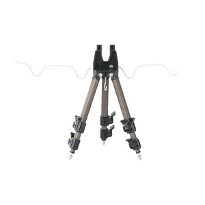 Soporte para caña de pescar con palo de banco, soporte de pesca de carpa de aluminio ajustable de dos secciones, soporte de pesca con trípode - Product Image 1