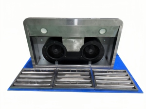 30 Inch 1000m/hr KITCHEN RANG HOOD, Stainless Steel Body, 3-Speed, Soft Touch Control, Two LED <b>Lights</b>, Baffle Filter - Product Image 4