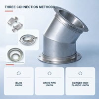 Tube de ventilation HVAC en acier galvanisé à joint hélicoïdal, forme et longueur personnalisables, vente en gros directe usine